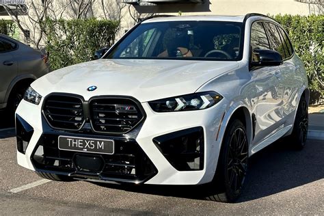 Erste Live Fotos Bmw X M Facelift In Mineralwei Metallic