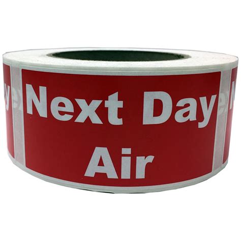 Next Day Air Shipping Labels 2 X 4 500roll