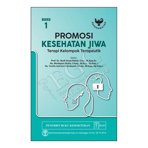 Jual Buku Promkes Jiwa Original Buku Promosi Kesehatan Jiwa Terapi