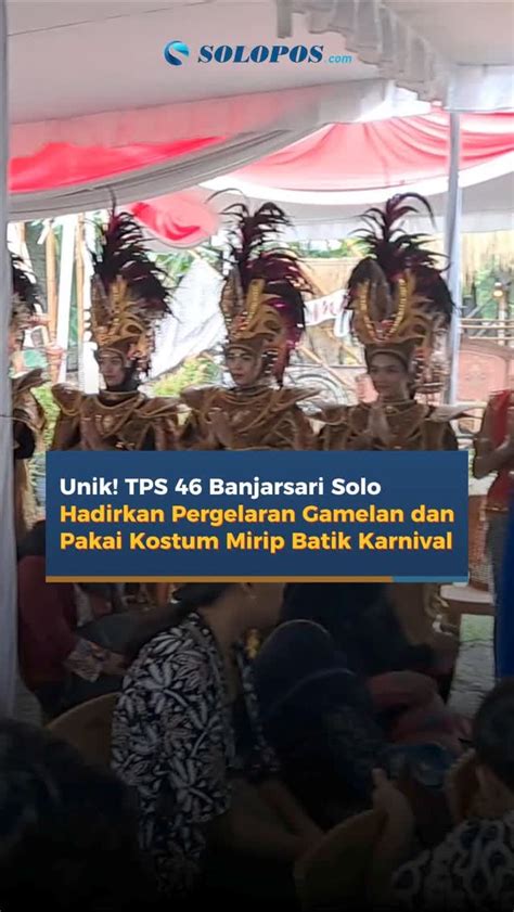 Terniat Tps Unik Dengan Konsep Jawa Ditampilkan Tempat Pemungutan