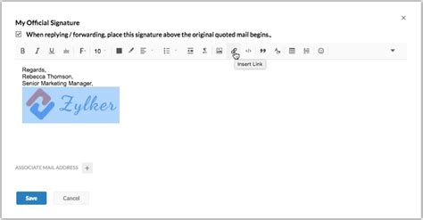 How To Use Signatures Effectively In Zoho Mail