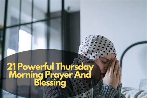 21 Powerful Thursday Morning Prayer And Blessing