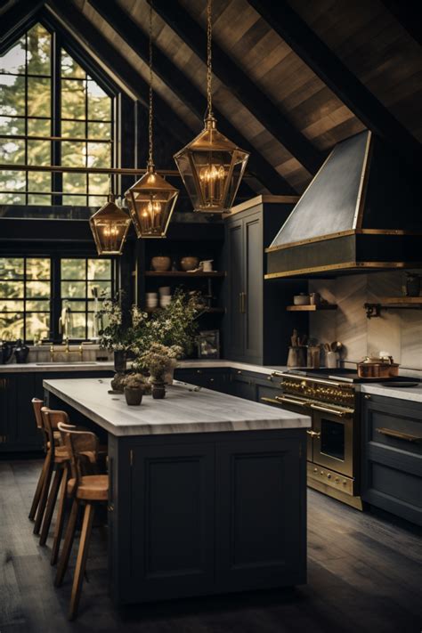 Aesthetic Moody Farmhouse Kitchen Ideas