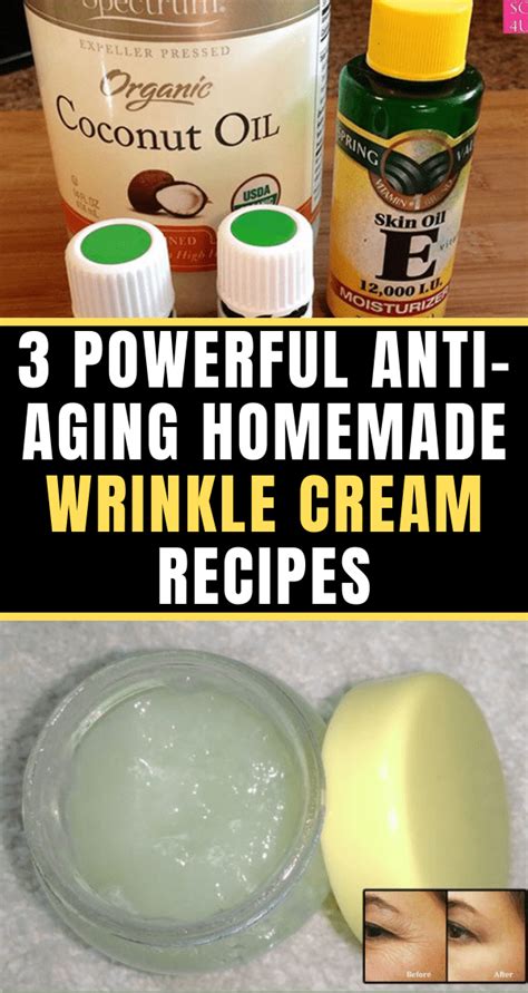 Here Are 3 Powerful Anti Aging Homemade Wrinkle Cream Recipes That You Can Make At Home Using 1