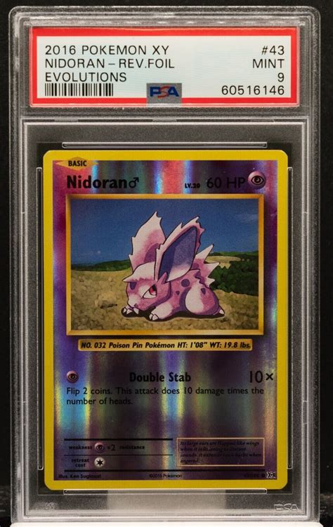 Exclusive Web Offer Nm Pokemon Tcg Nidoran M Xy Evolutions