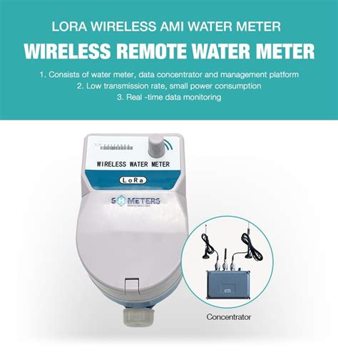 Smart Lora Water Meter With System For Residential Manufacturers