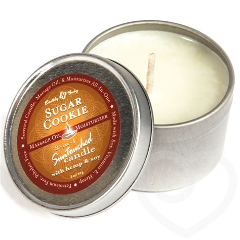 Earthly Body Scented Massage 3 In 1 Candle 60g Massage Candles