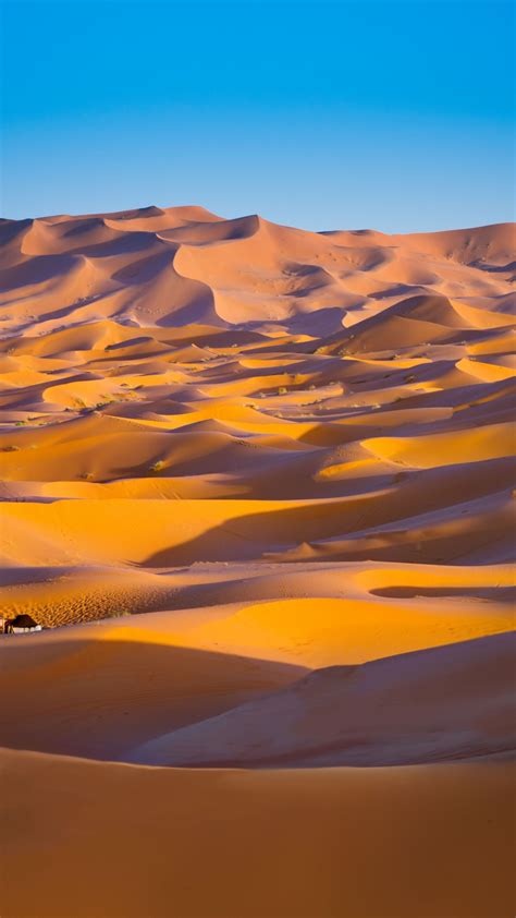 Sahara Desert Wallpaper 4k Merzouga Morocco Sand Dunes