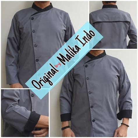 Jual Baju Chef Premium Cowo Bhn Tropical Bukan Drill Baju Koki Chef