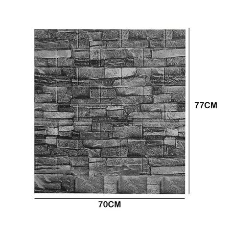 3D Tapeten Selbstklebend Steinoptik Wandpaneele Ziegelstein