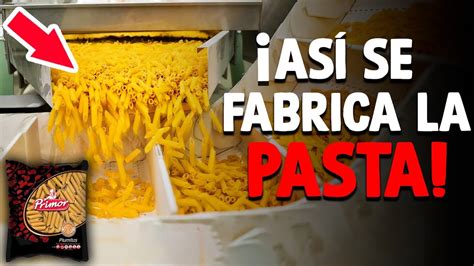 Cómo Se Hace La Pasta Proceso En Fábrica YouTube