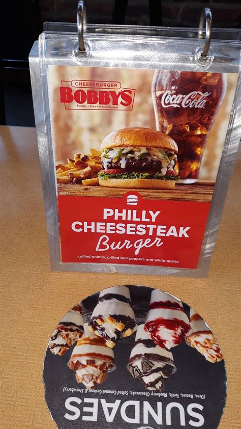 Menu at Cheeseburger Bobby's restaurant, Flowery Branch, Spout Springs ...