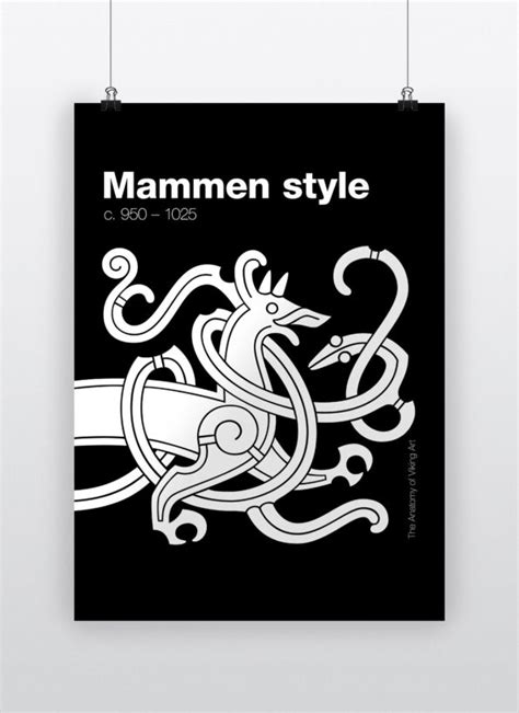 Viking Mammen Style Moderneplakaterdk