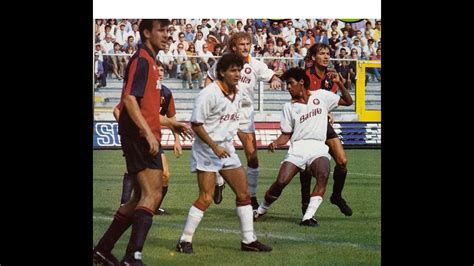 Genoa ROMA 3 0 2ª giornata Andata 16 09 1990 YouTube