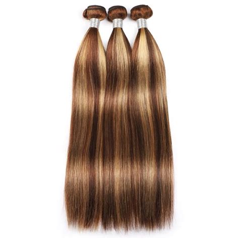 P427 Highlight Straight Hair 3 Bundles Cywigs