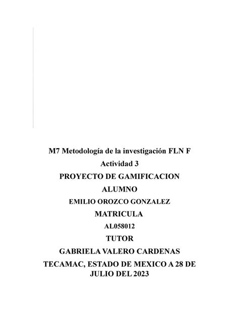 M Metodolog A De La Investigaci N Fln F M Metodolog A De La