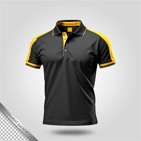 Maquete De Camisa Polo Fundo Transparente Psd Premium