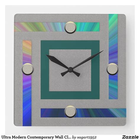 Ultra Modern Contemporary Wall Clock Contemporary Wall