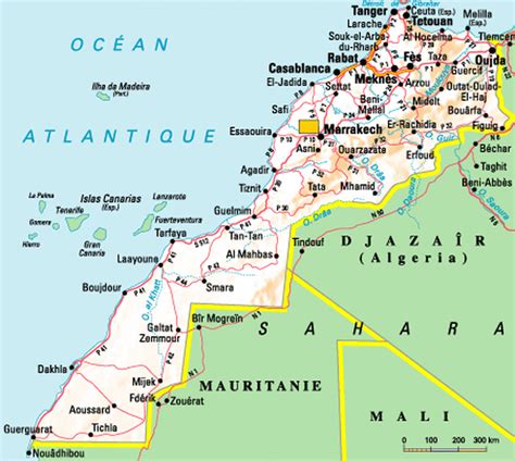 Infos Sur La Carte Geographique Du Maroc Arts Et Voyages