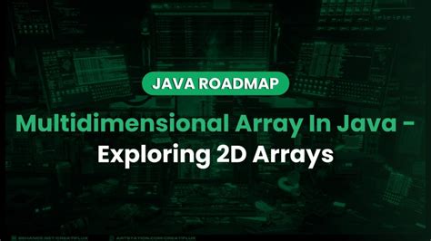 Multidimensional Array In Java Exploring D Arrays