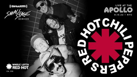 Experience Red Hot Chili Peppers At The Apollo Theater For An Invite Only Show