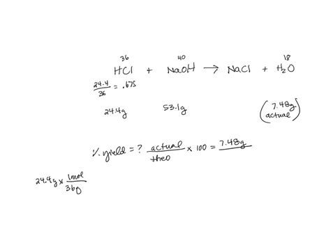 Solved Aqueous Hydrochloric Acid Hcl Reacts With Solid Sodium