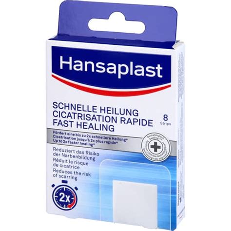 Hansaplast Schnelle Heilung Pflaster 8 Str 8 St Pflaster