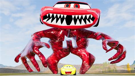 Crazy Escape From The Monster Lava Stone McQueen Head Eater VS