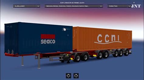 Euro Truck Simulator Mods D Tec Combitrailer Dolly By Peerke