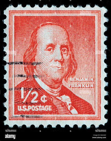 Benjamin Franklin Stamp Hi Res Stock Photography And Images Alamy