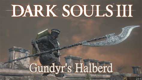 Gundyr S Halberd Moveset Dark Souls Boss Weapon Youtube