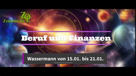 Wochenhoroskop Wassermann Vom 15 1 Bis 21 1 YouTube