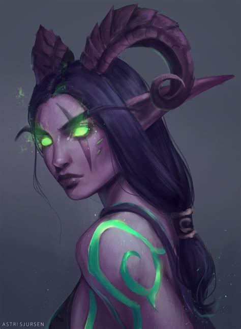 Night Elf Warcraft Art World Of Warcraft Warcraft