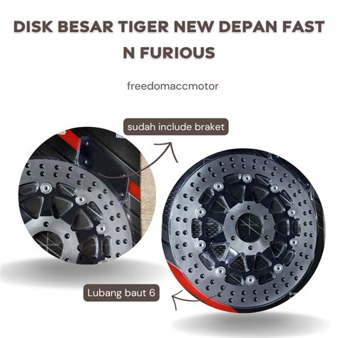 DISK PIRINGAN LEBAR 300 MM TIGER NEW TIGER REVO TIREV MODEL FLOATING