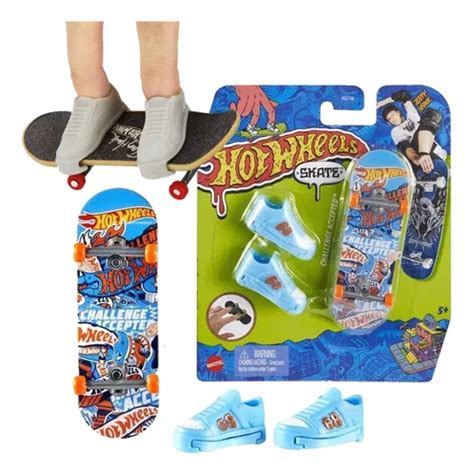 Skate De Dedo Hot Wheels Profissional Tenis Fingerboard MercadoLivre