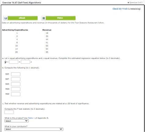 Solved Data On Advertising Expenditures And Revenue In Chegg