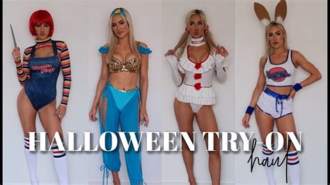 Fashion Nova Halloween Costume Try On Haul Bf Rates Youtube