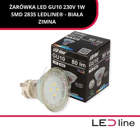 Ar Wka Led Gu V W Smd Ledline Bia A Zimna