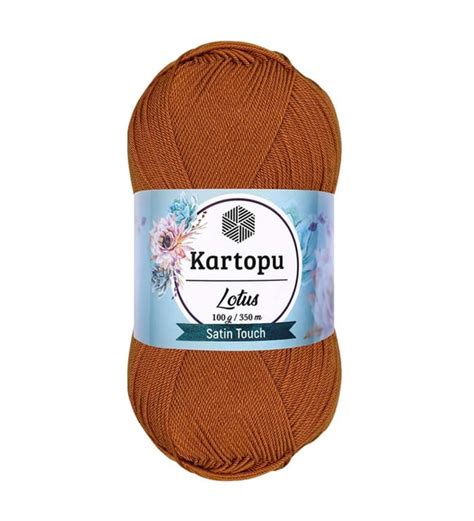 1 Adet Lotus Bikini Büstiyer Bluz Örgü İpi K302 Tarçın