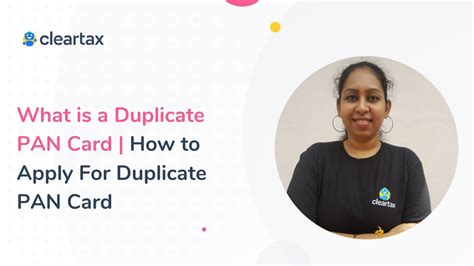 What Is A Duplicate PAN Card How To Apply For Duplicate PAN Card