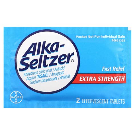 Alka Seltzer Heartburn Relief Extra Strength 24 Effervescent Tablets