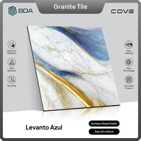 Jual Cove Granite Tile Levanto Azul 60x60 Granit Keramik Lantai