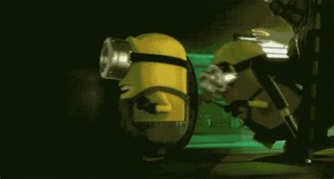 Minions Glowstick GIF - MinionsGlowstick Minions Glowstick - Discover ...