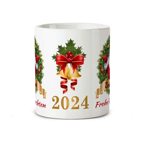 Namenstasse Design Frohe Weihnachten 2024 Keramik 330 Ml Posylka De