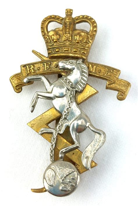 British Royal Electrical Mechanical Engineers Queens Crown Cap