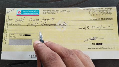 Bank Cheque Book Form Kaise Bhare How To Fill Cheque Book Form Of Central Bank Of India