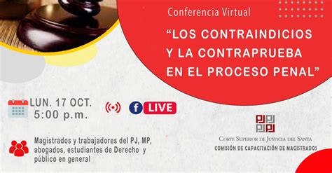 Conferencia Virtual Gratuita Sobre Los Contraindicios Y La Contraprueba