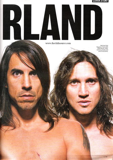 John Frusciante Magazine Scan Gallery Red Hot Chili Peppers Fansite News And Forum