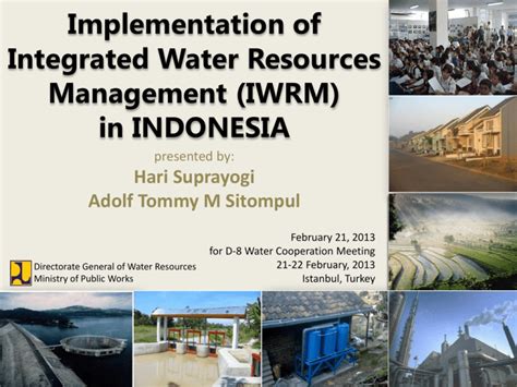 Integrated Water Resources Management Iwrm For A Populated