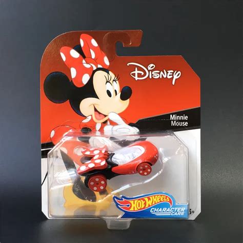 Hot Wheels Disney Character Cars Mickey Minnie Mouse Ariel Anna Elsa Captain Hook Timon Pluto